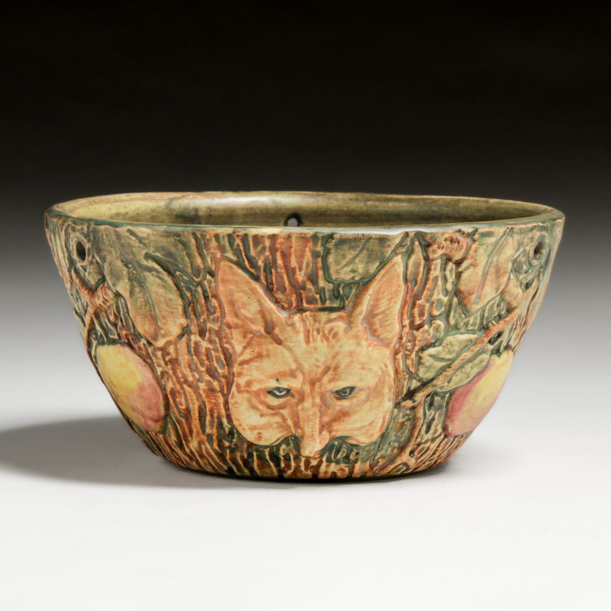 Weller Woodcraft Fox Hanging Basket c1920s