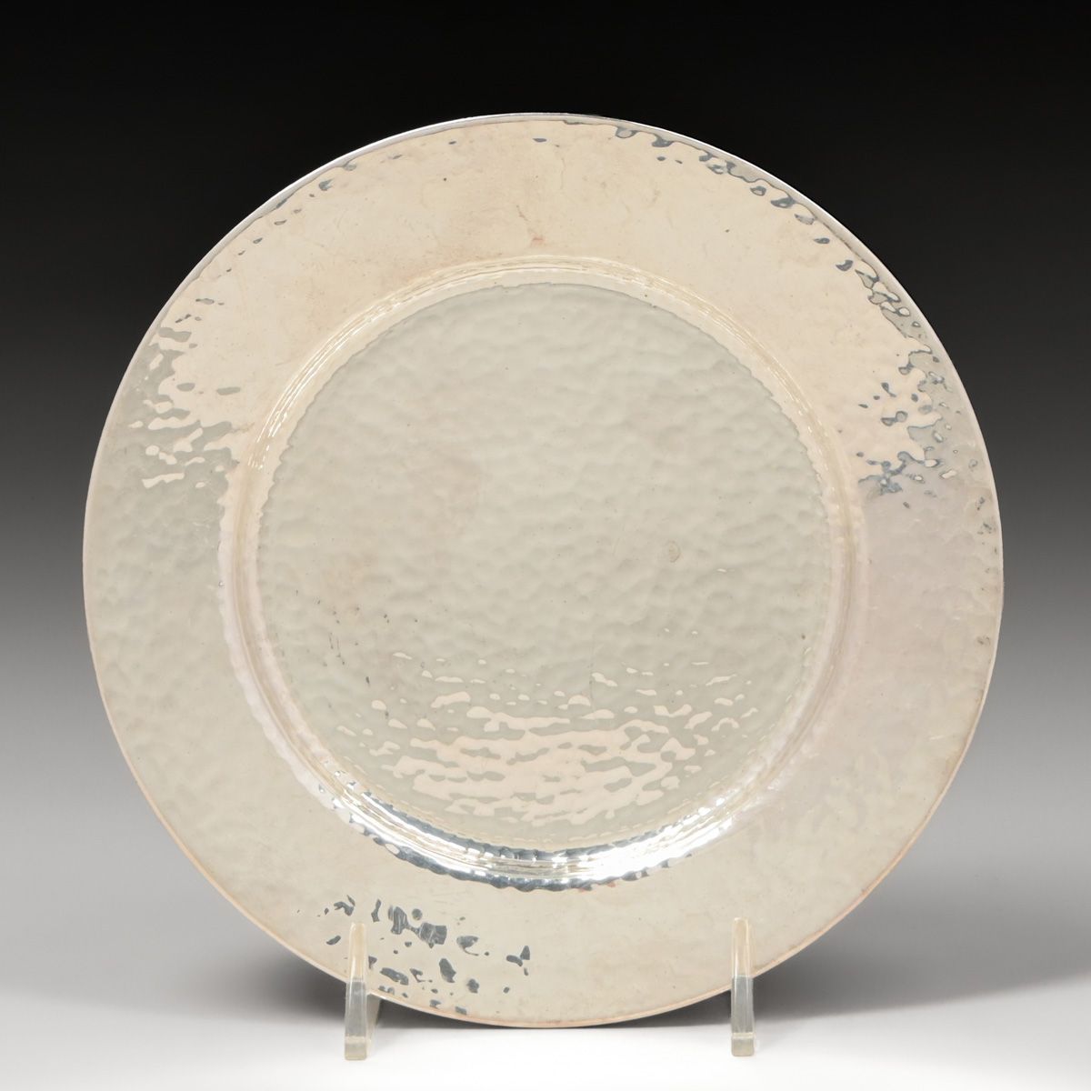 Woodside Sterling Co – New York Hammered Sterling Silver Tray c1920s