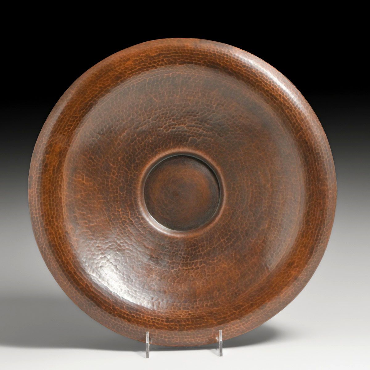 Harry St John Dixon Hammered Copper Charger after 1925