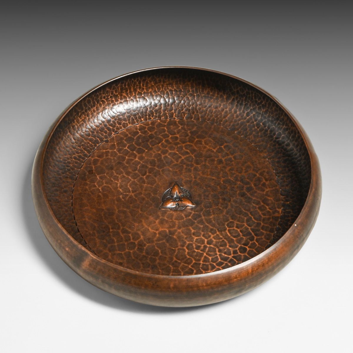 Roycroft Hammered Copper Bowl c1915