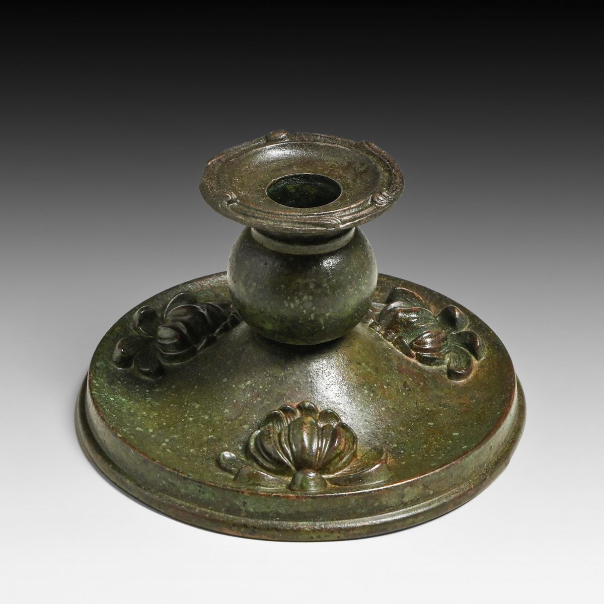 Bradley & Hubbard Lilypad Candlestick c1910s