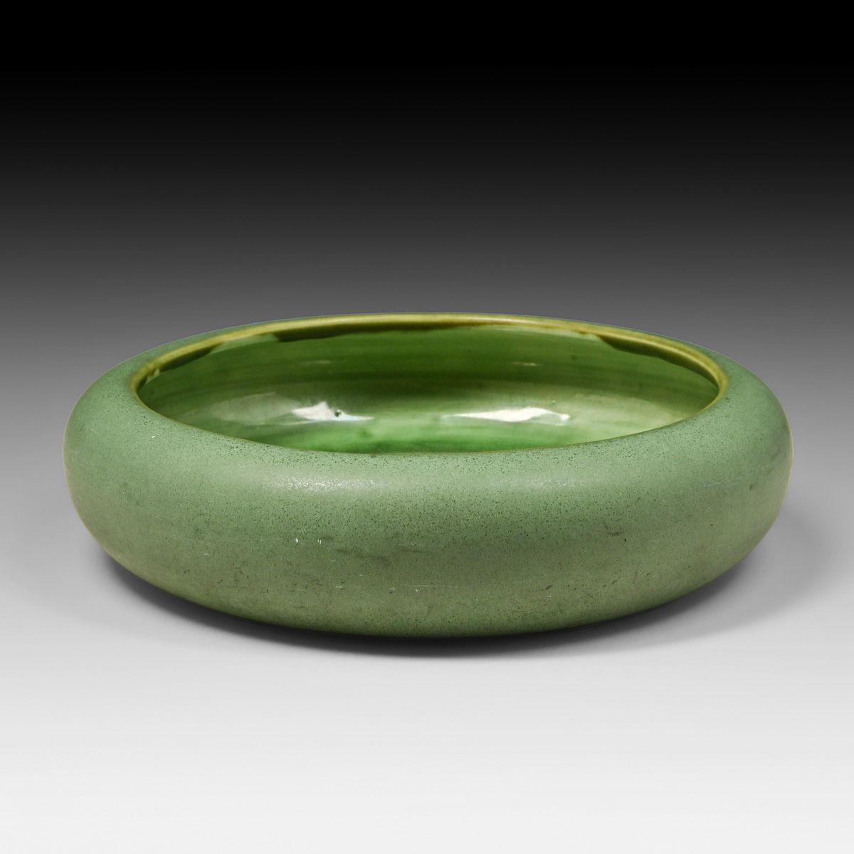 Hampshire Pottery Matte Green Bowl c1910