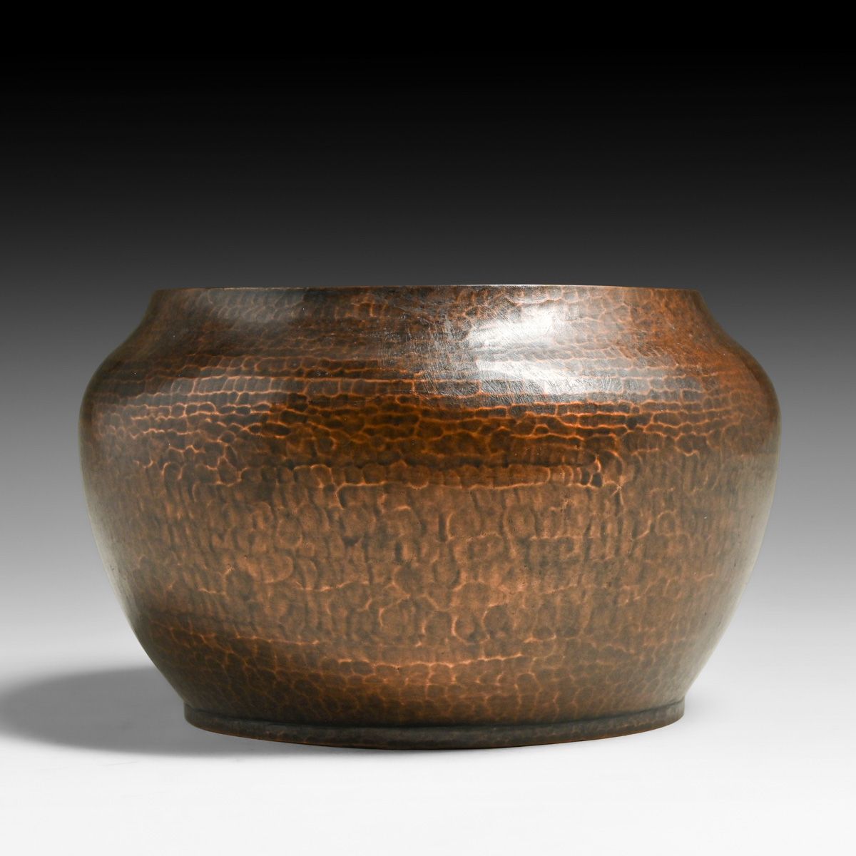Dirk van Erp Hammered Copper Vase c1913-1914