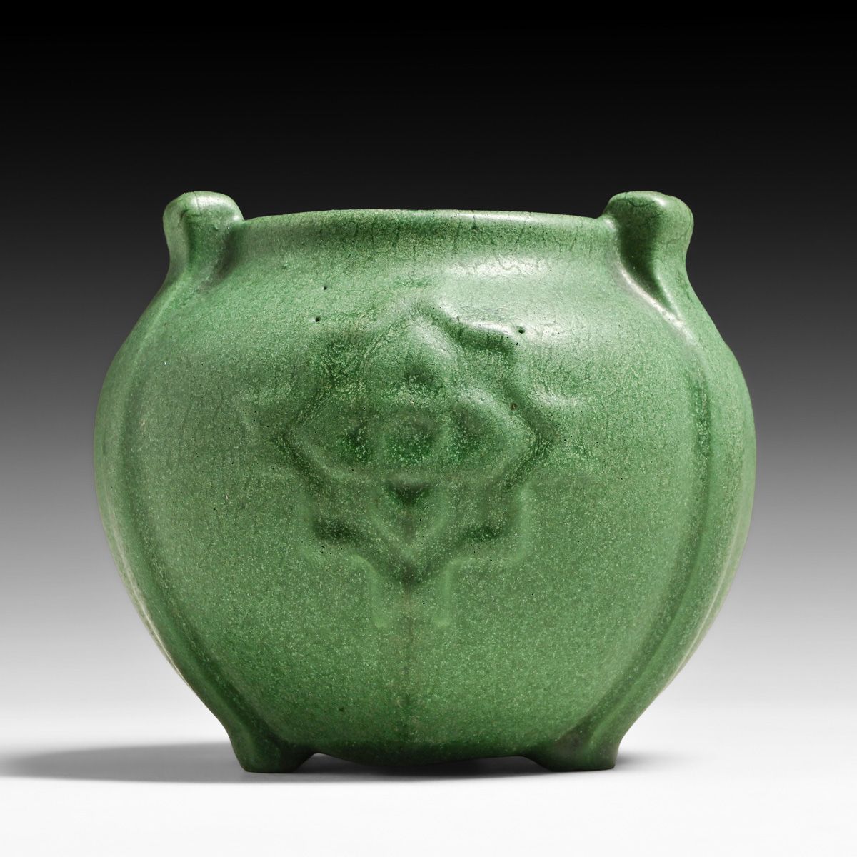 Weller Bedford Matte Green Vase c1910