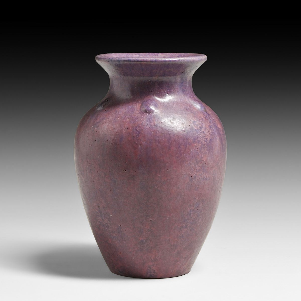 Fulper Pottery Wisteria Matte Purple Vase c1910s