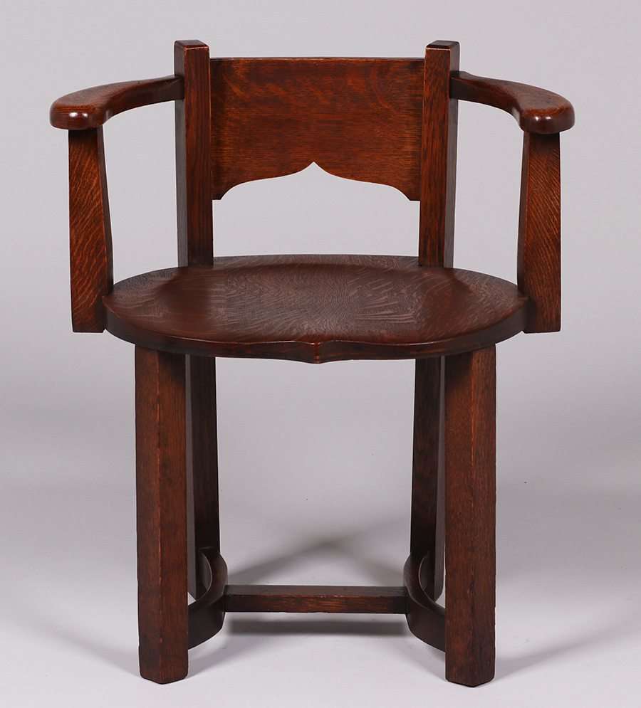 Grand Rapids Furniture Co Archives California Historical Design Grand Rapids curved-back armchair - Grand Rapids Furniture Co Archives California Historical Design