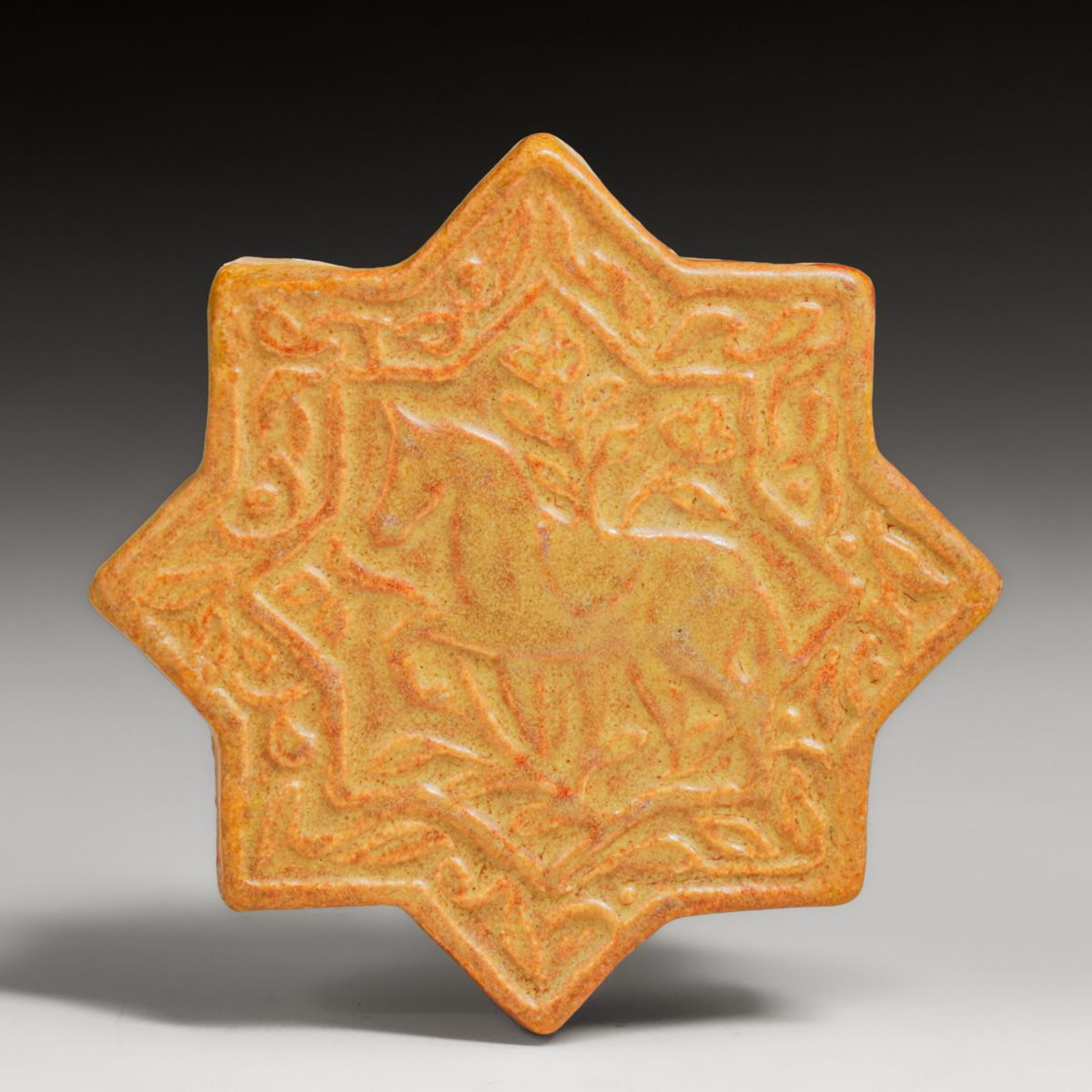 Solon & Schemmel (S&S) Tile Eight-Pointed Star-Shaped Tile c1920s