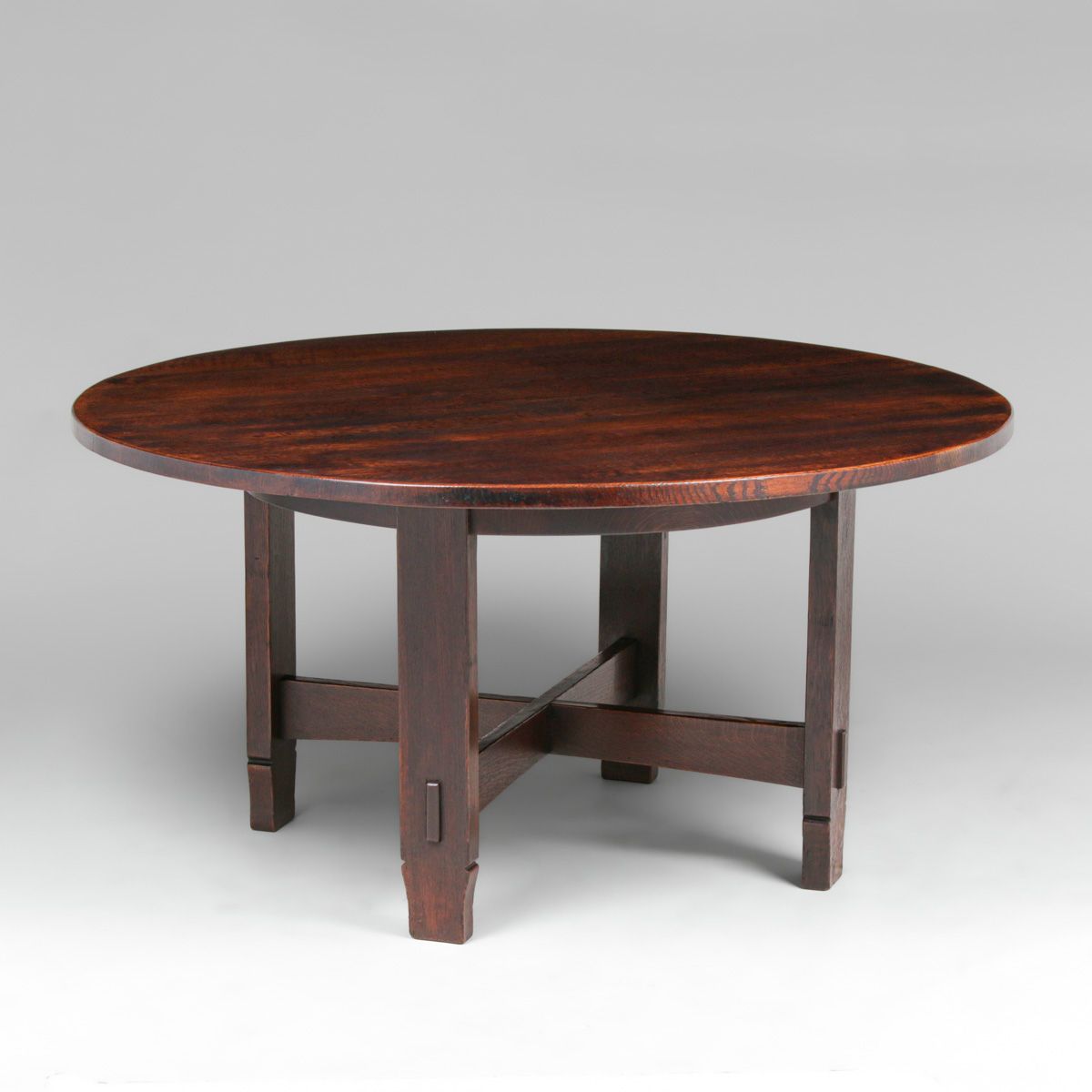 Early Gustav Stickley 60"d Table c1901