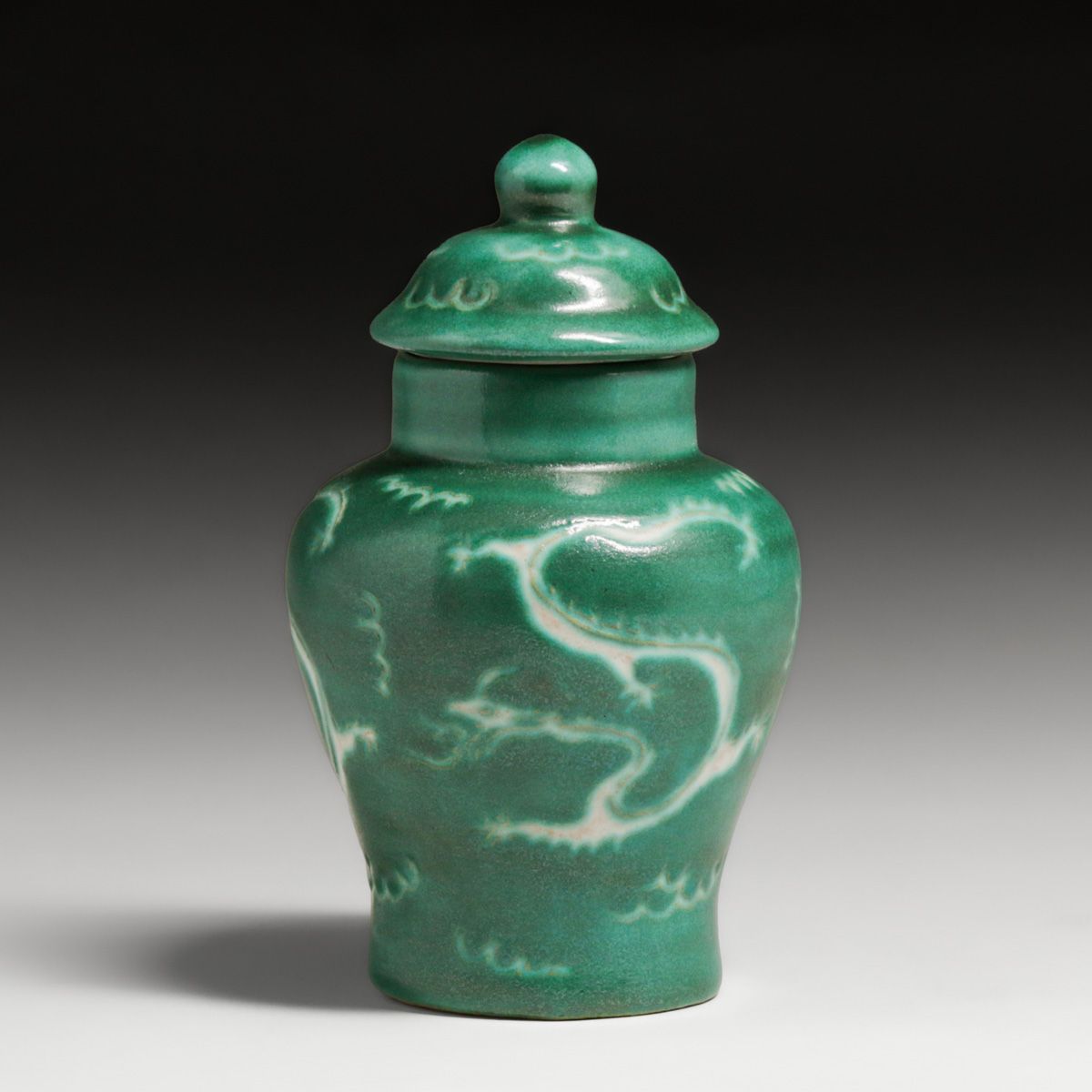 North Dakota School of Mines Dragon Temple Jar 1952