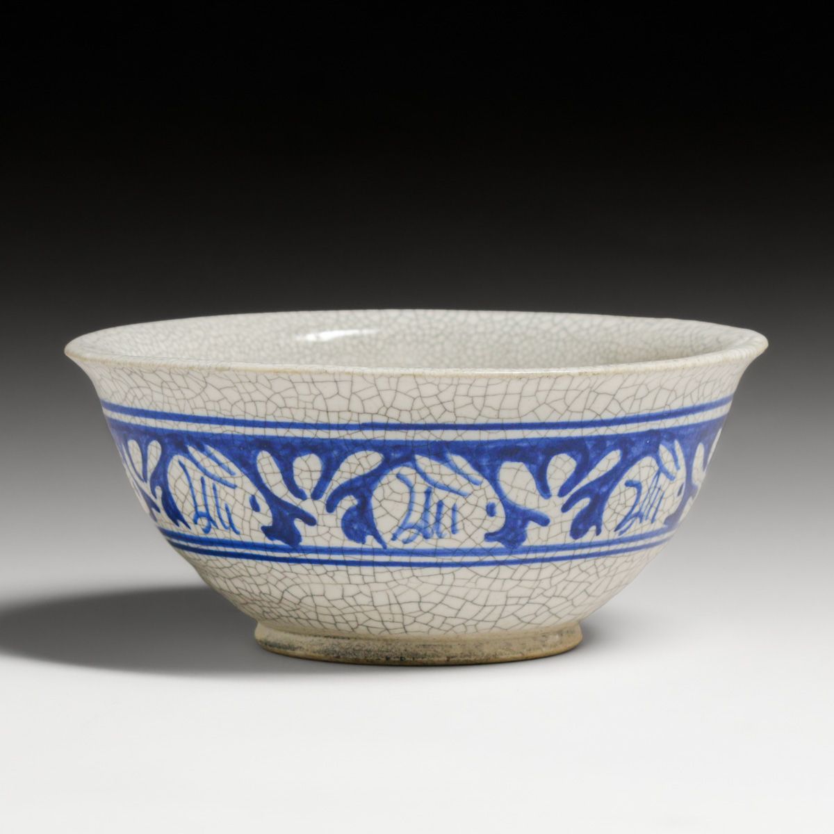 Dedham Pottery Rabbit Crackleware Bowl c1920s