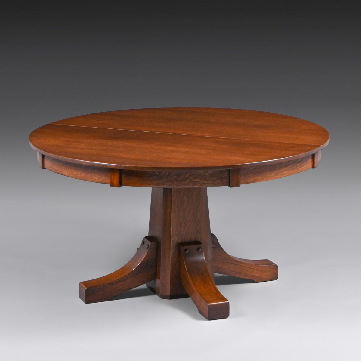Stickley Brothers 54"d Dining Table c1910