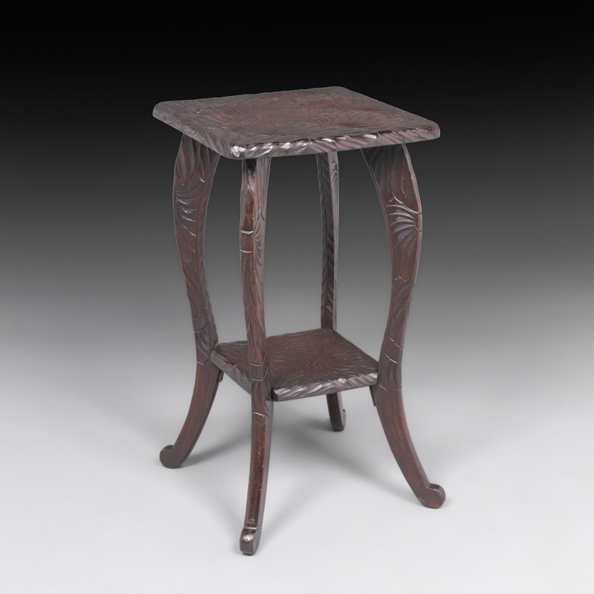 Liberty & Co – London Hand-Carved Japonisme Table c1905