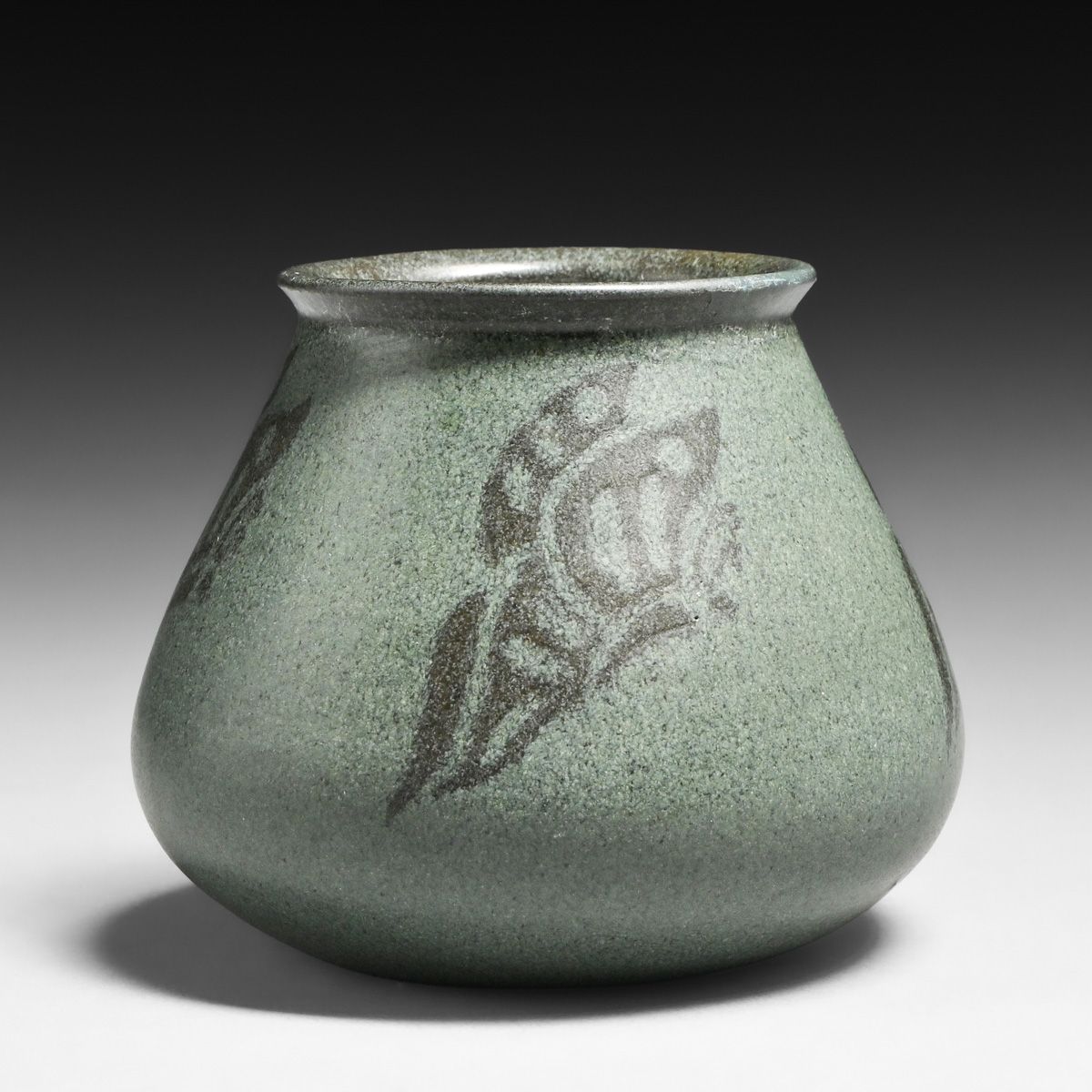 Early Marblehead Pottery Butterly Vase c1905