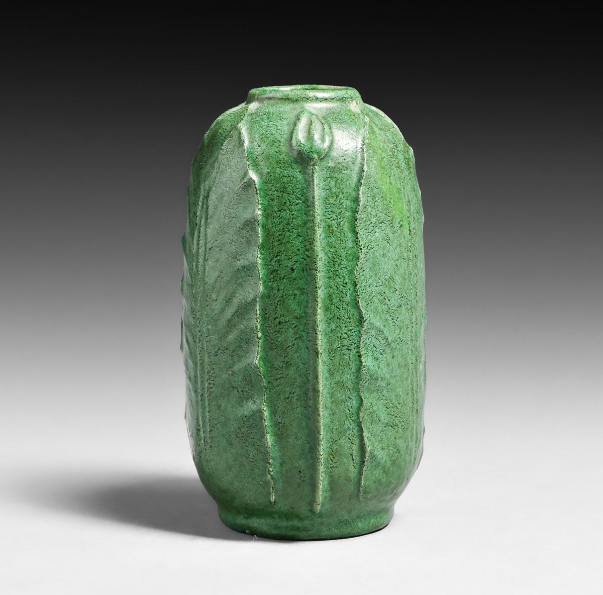 Merrimac Pottery Matte Green Vase c1905