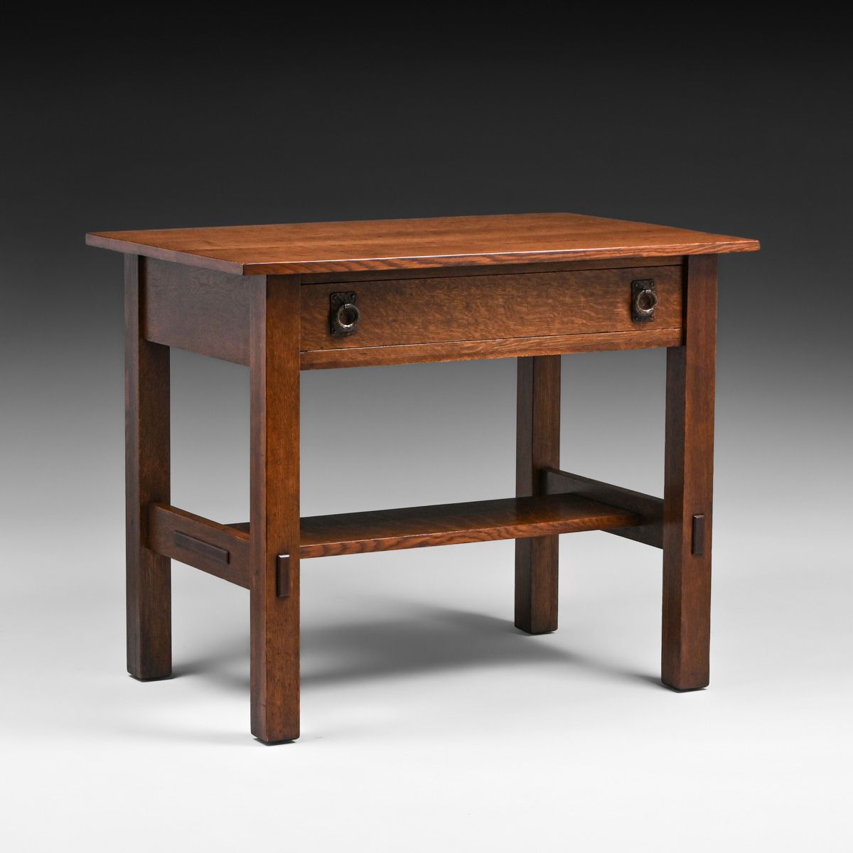 Lifetime Furniture Co One-Drawer Library Table c1910