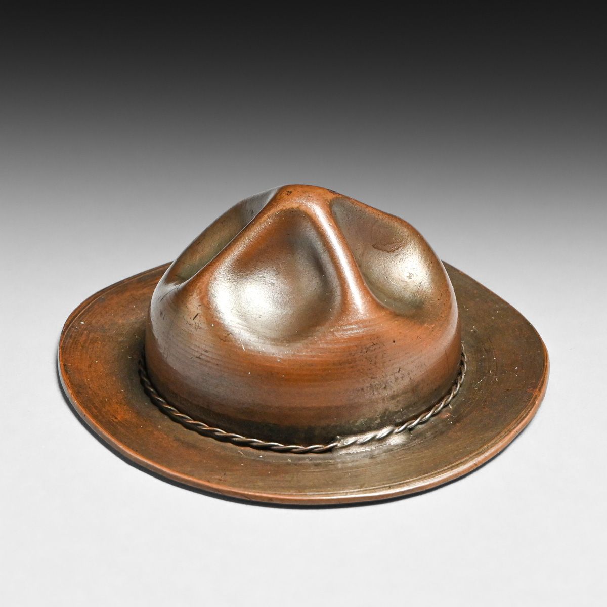 Roycroft Copper Souvenir Stetson Hat c1915
