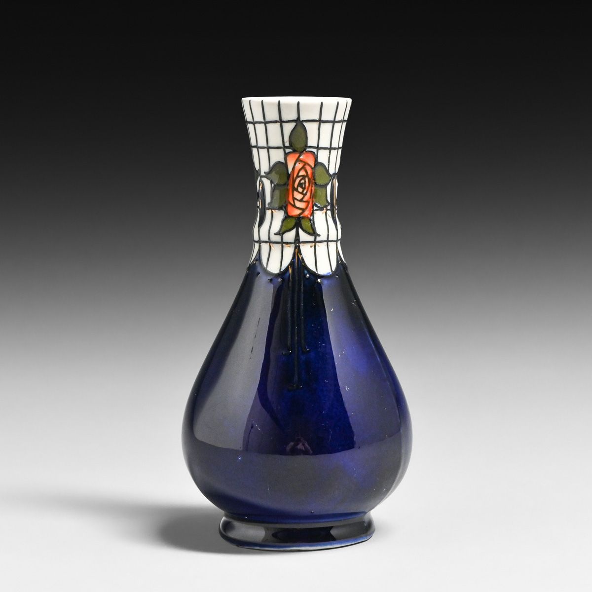 Wood & Sons Burslem Frederick Rhead Design "Trellis" Vase c1912