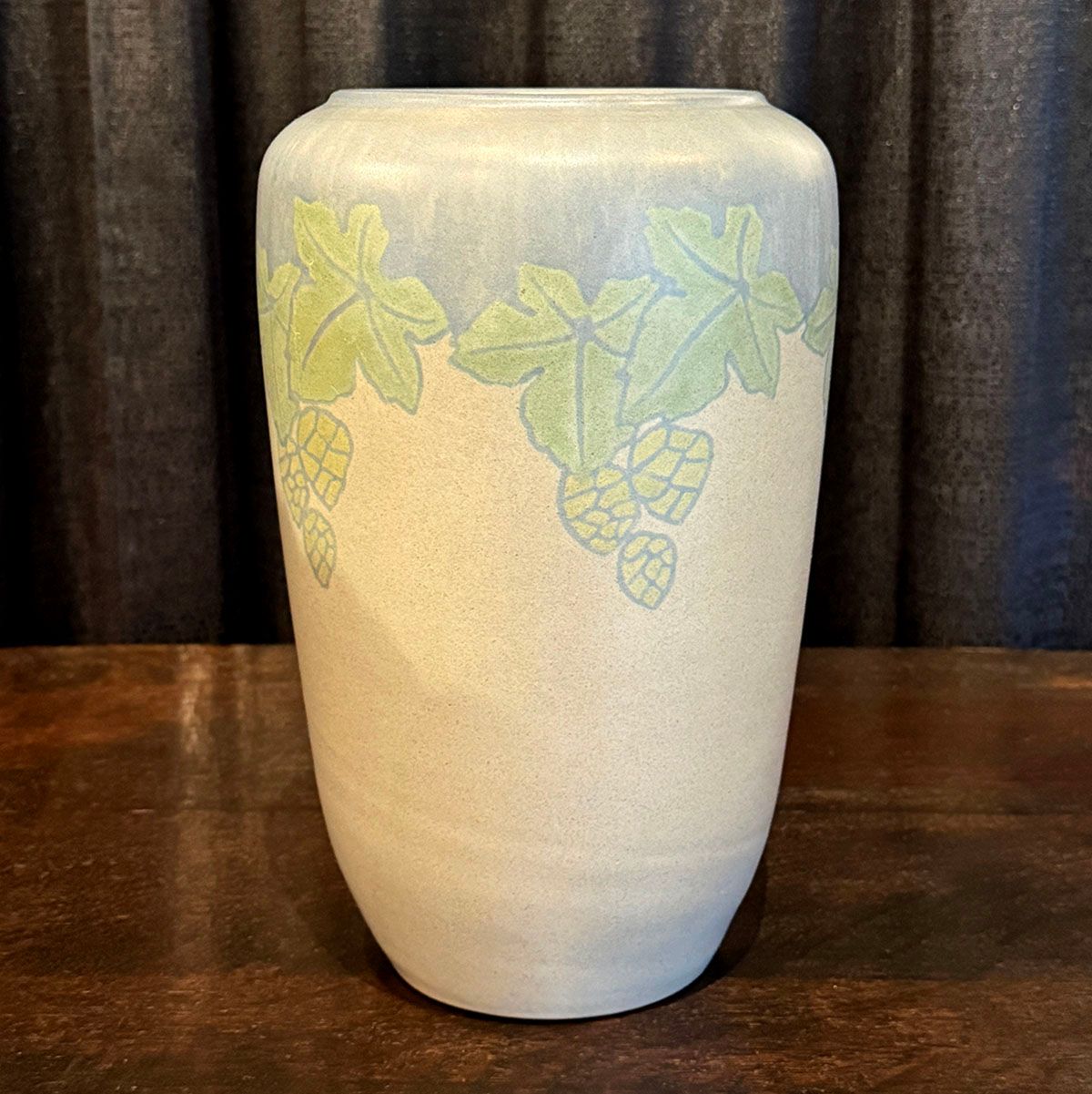 Large Marblehead Pottery Pine Cone Decorated Vase c1910