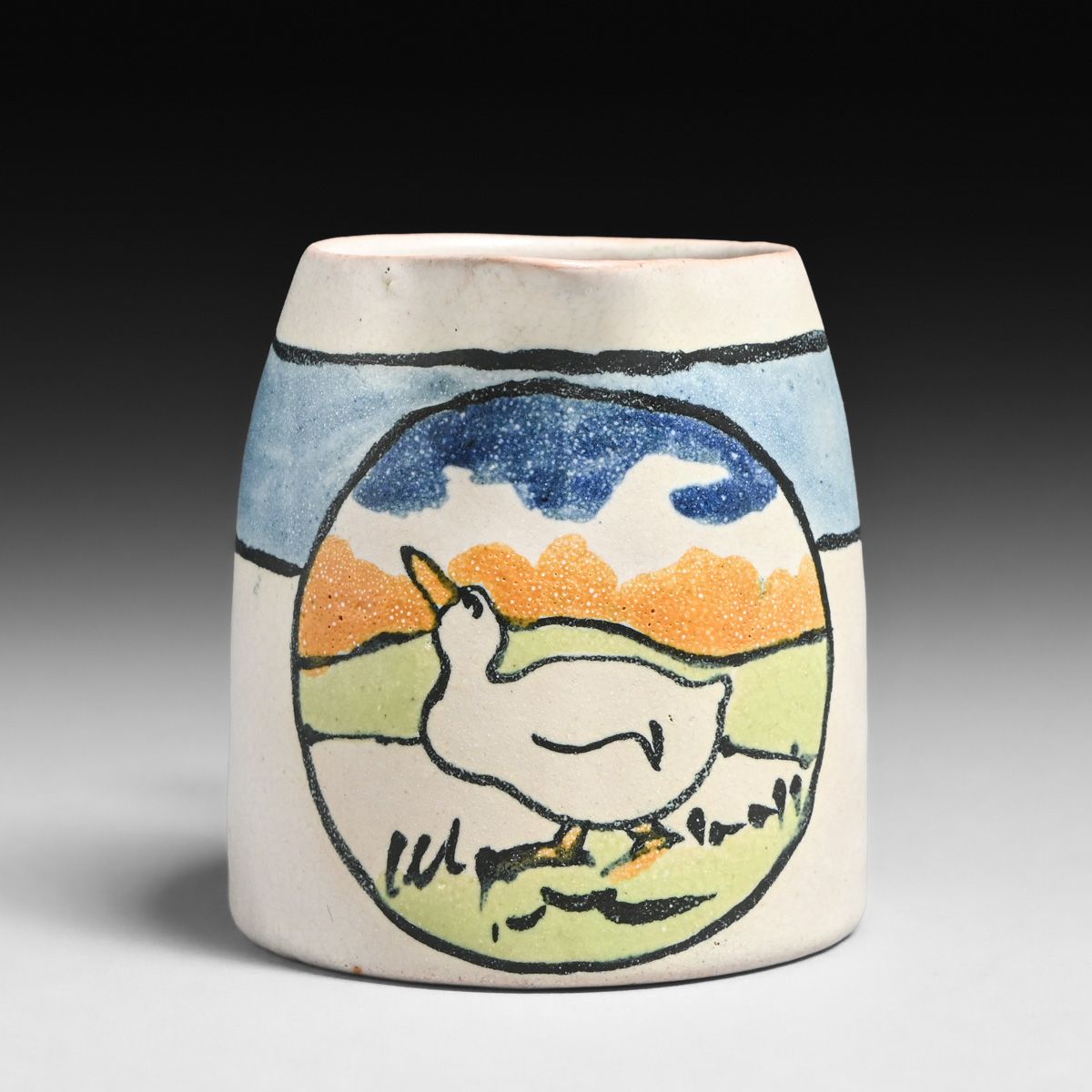 Paul Revere Pottery Goose Creamer c1920s