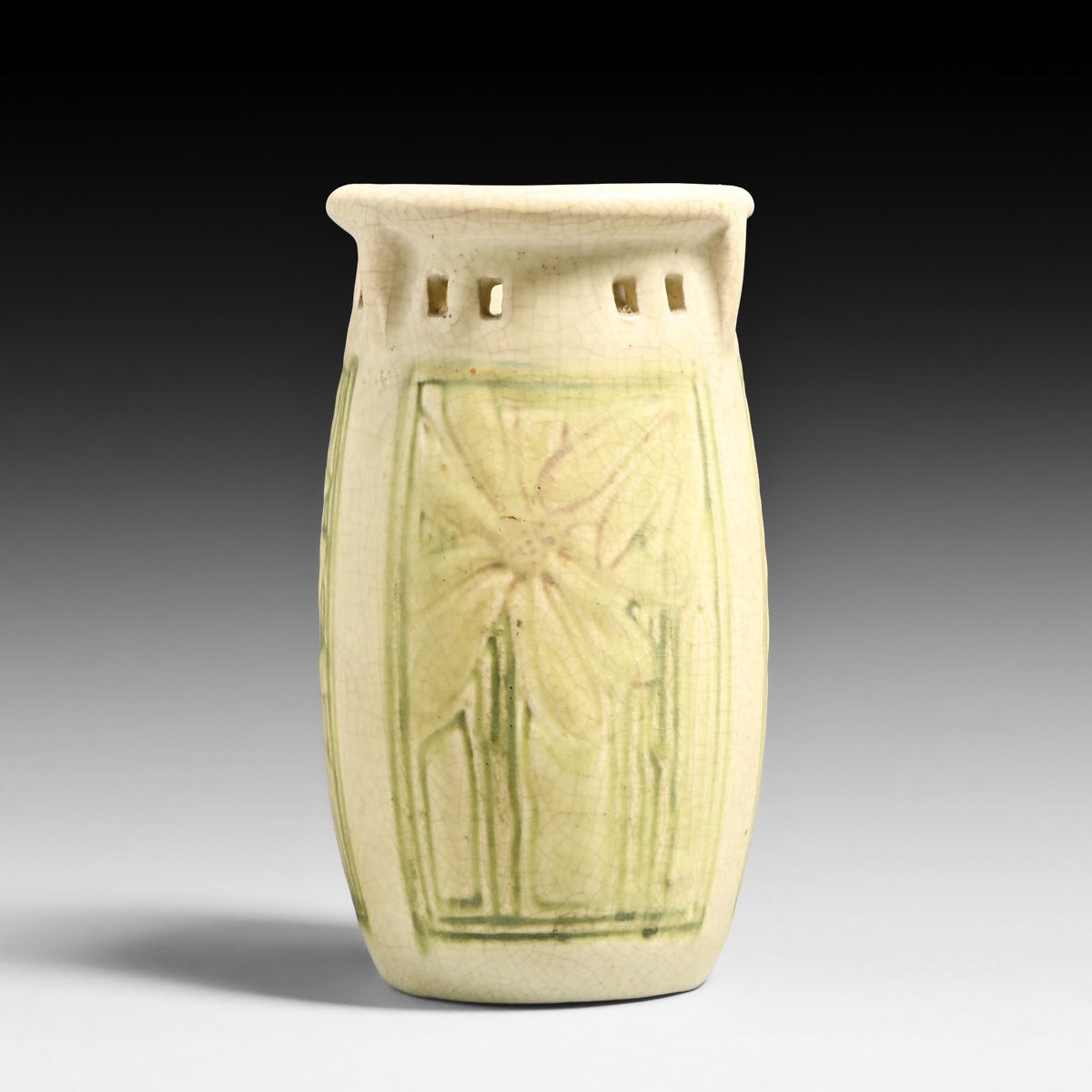 Weller Roma Cutout Vase c1910s