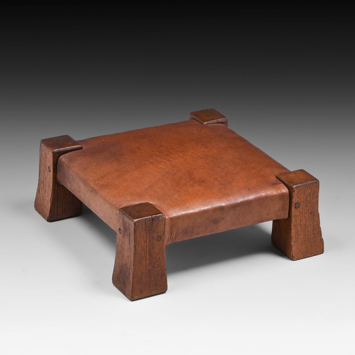 Gustav Stickley "Monk" Footstool c1910