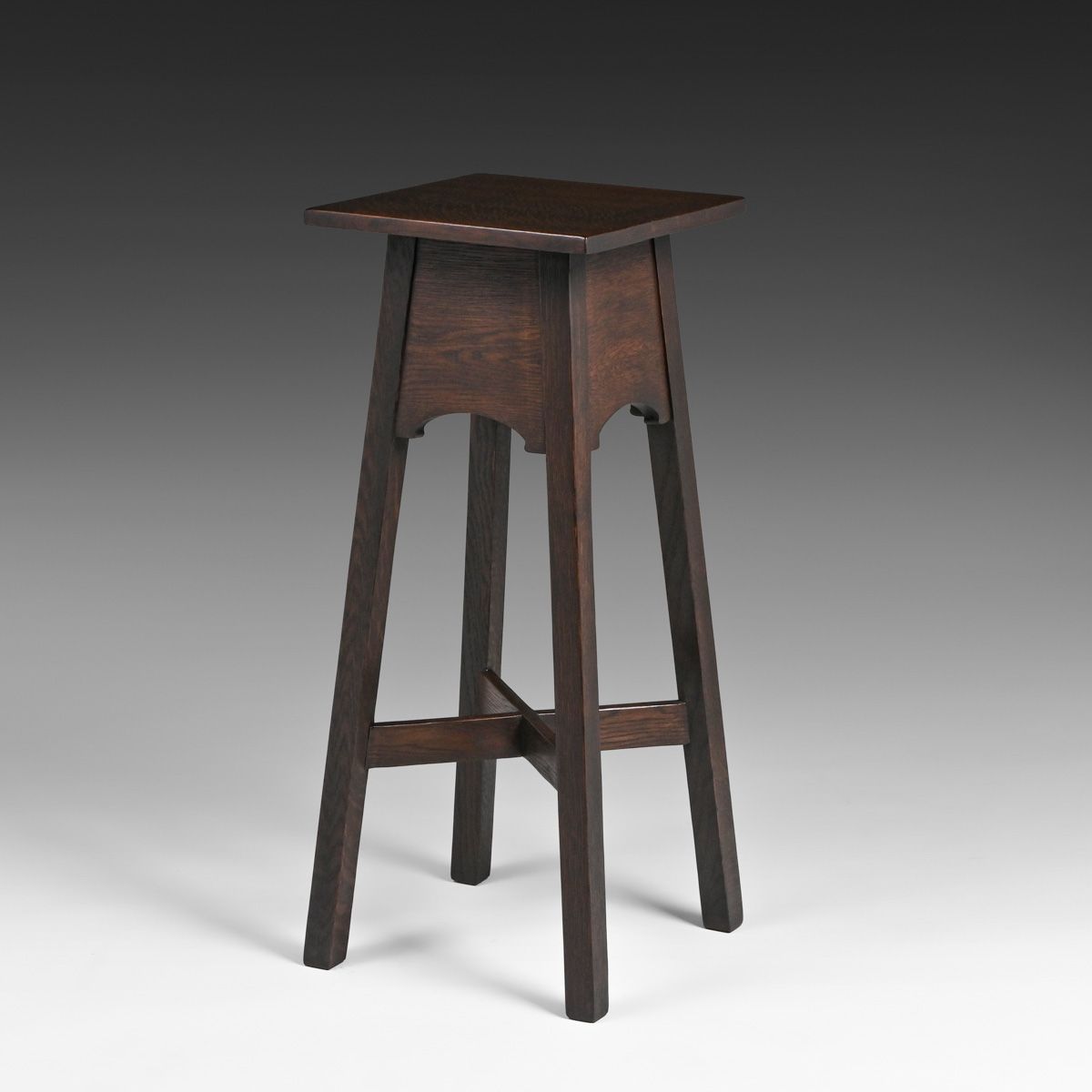 Stickley Brothers Square Oak Pedestal c1910