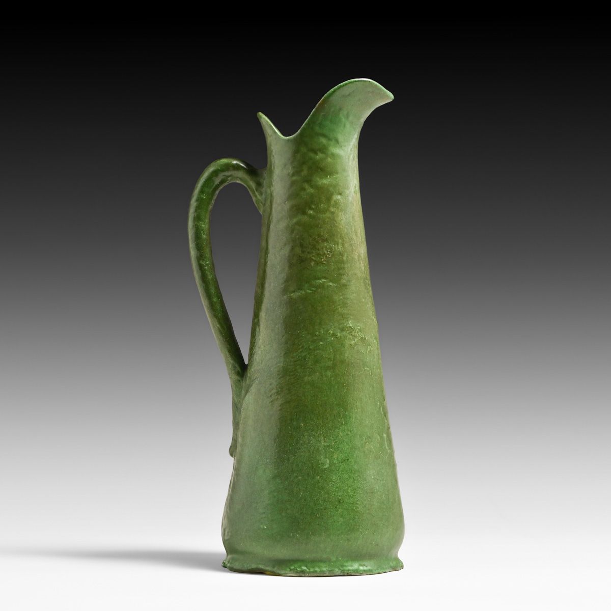 Hampshire Pottery Matte Green Pitcher c1910