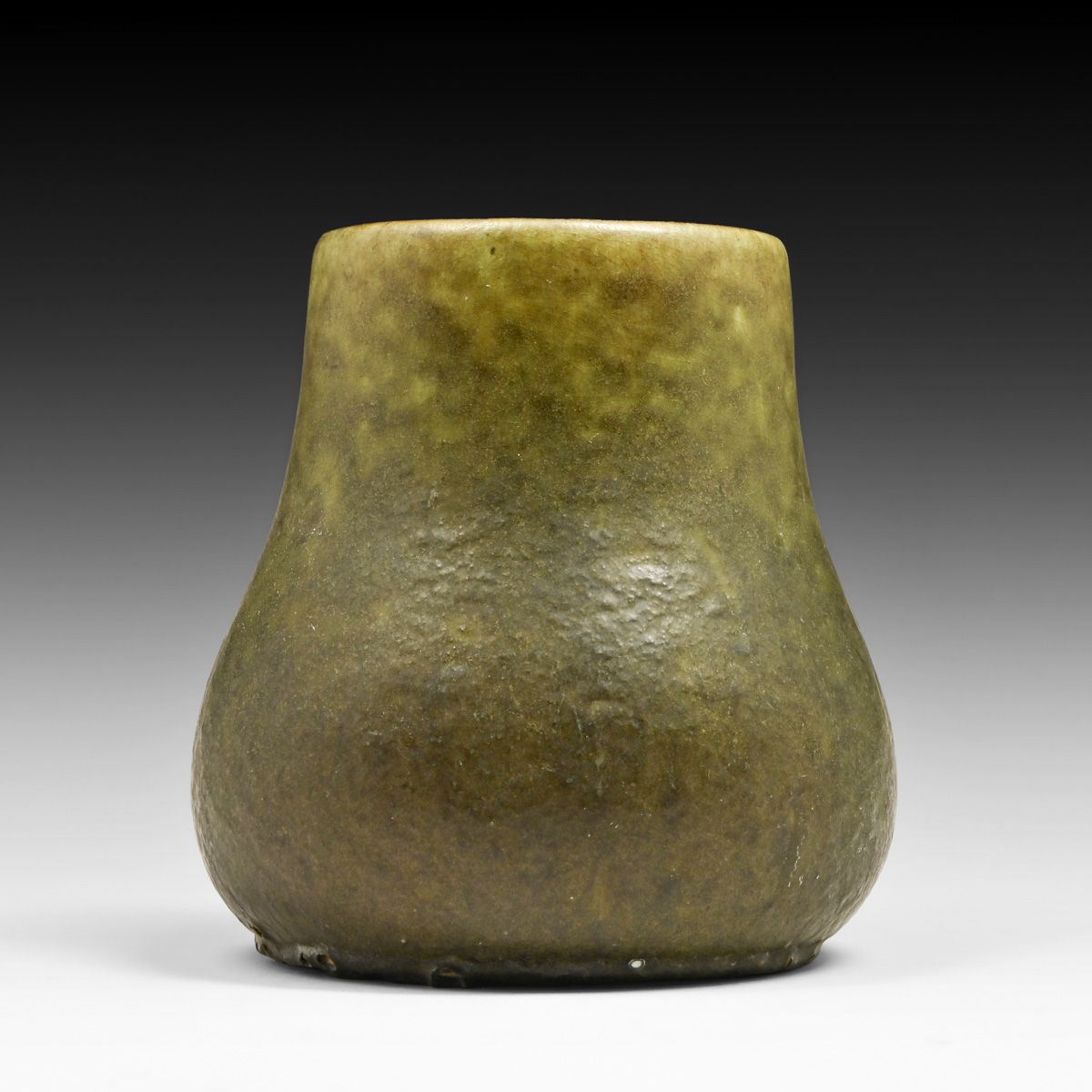 Charles Volkmar Matte Green Vase c1900