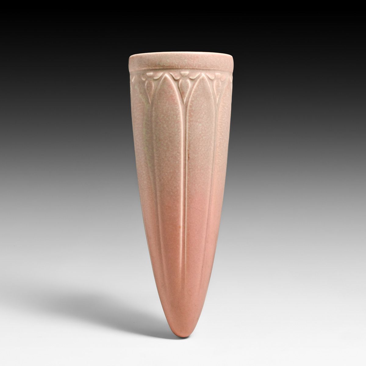 Rookwood Pottery #2107 Matte Pink Wall Pocket 1922