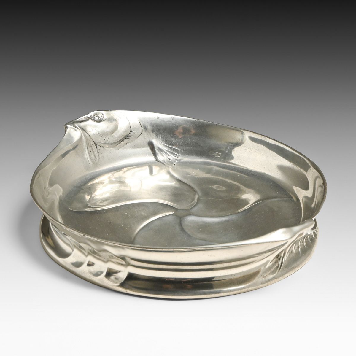 Kayserzinn - German Art Nouveau Pewter Starfish Bowl c1900