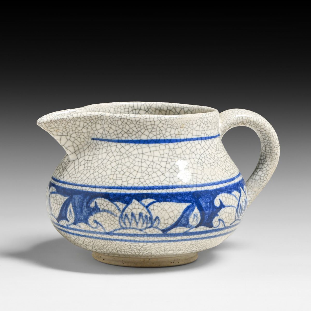 Dedham Pottery Magnolia Crackleware Creamer 1909