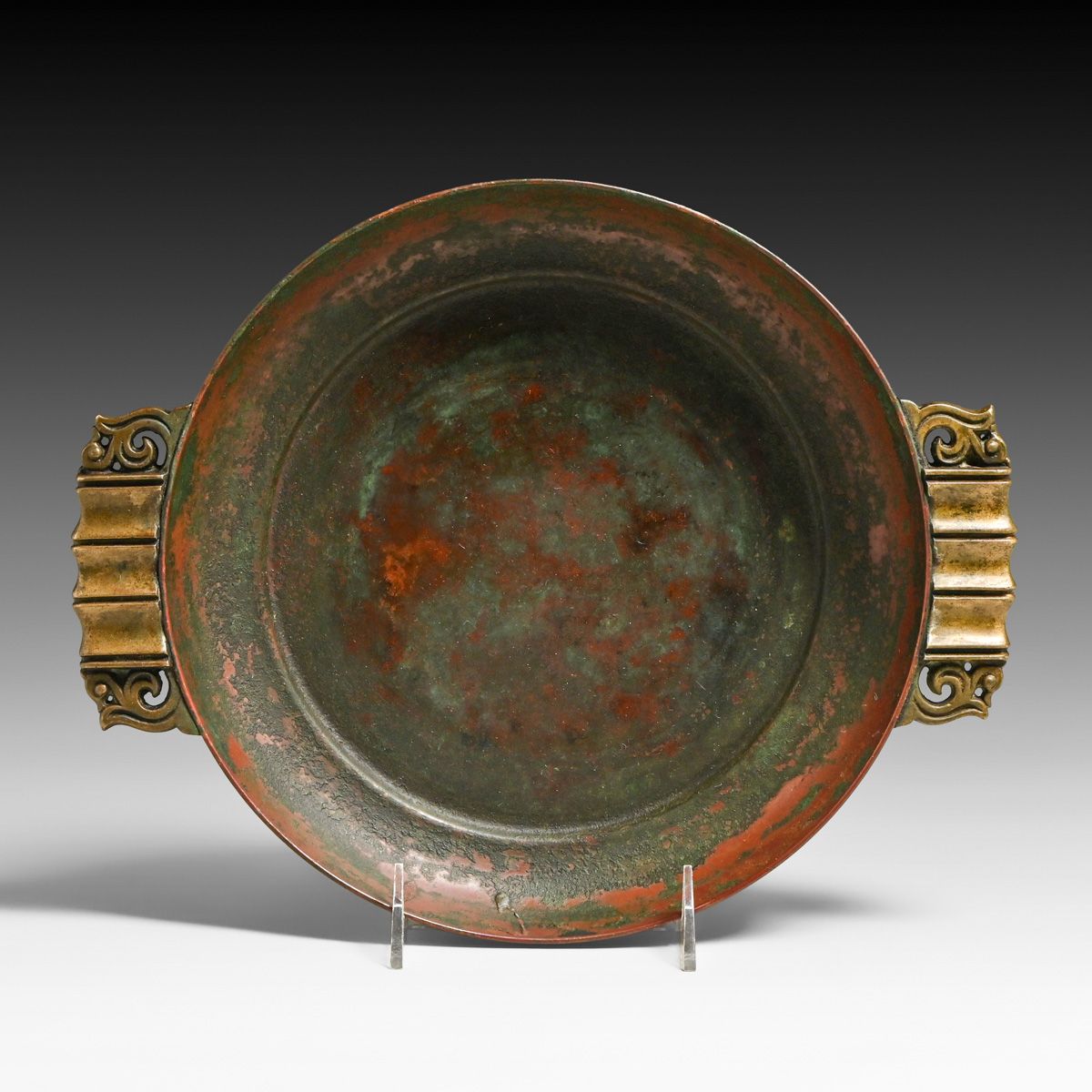 WMC - New York Art Deco Copper & Brass Tray c1930s/40s