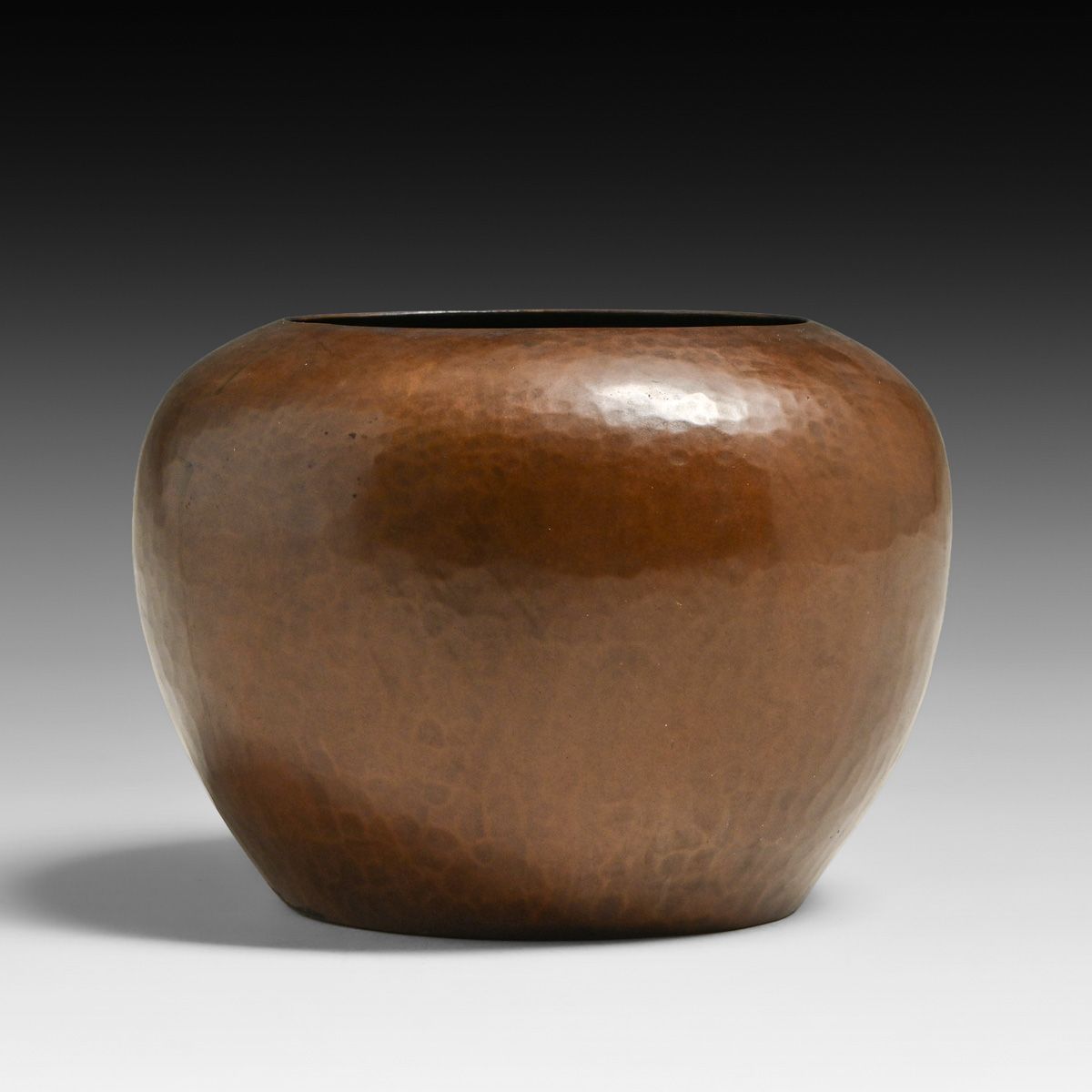 Dirk van Erp Hammered Copper Vase c1915-1920