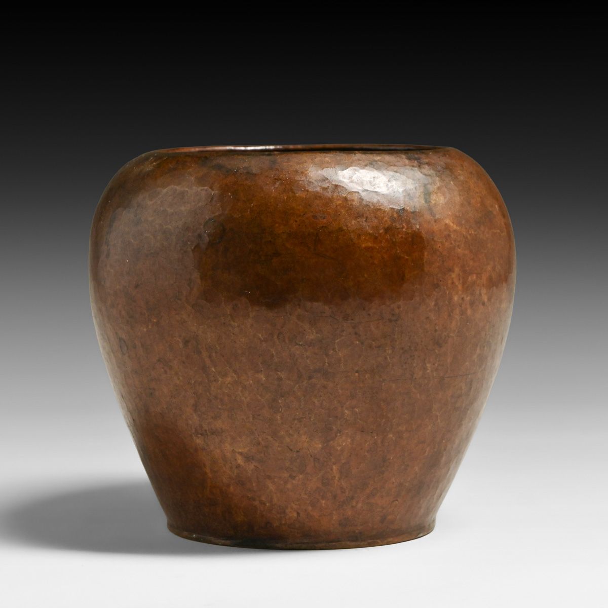 Dirk van Erp Hammered Copper Vase c1911-1912