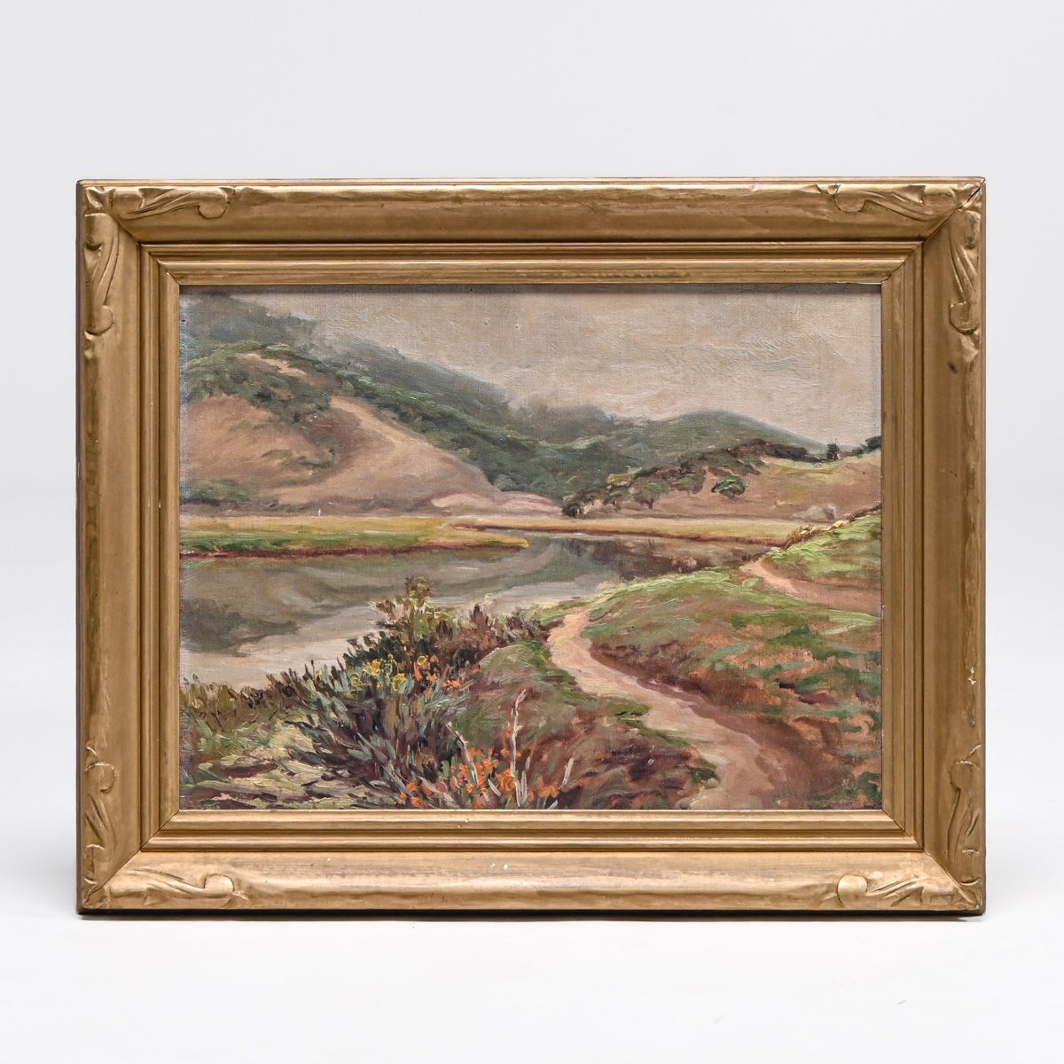 Marin County - Larkspur, CA Corte Madera Creek Painting 1956
