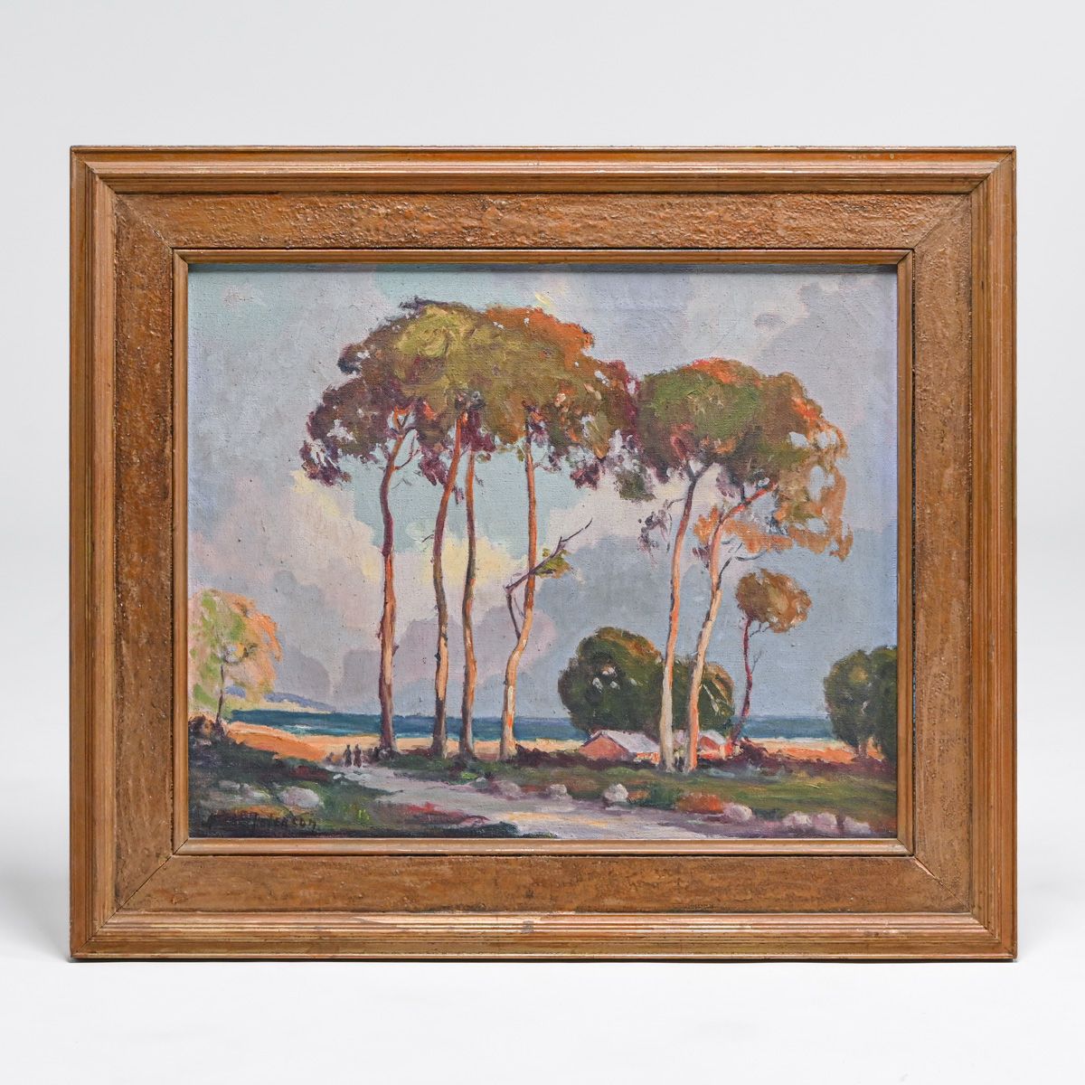 Alice Elizabeth Peterson (1879-1961) Santa Barbara, CA Eucalyptus Painiting c1930s