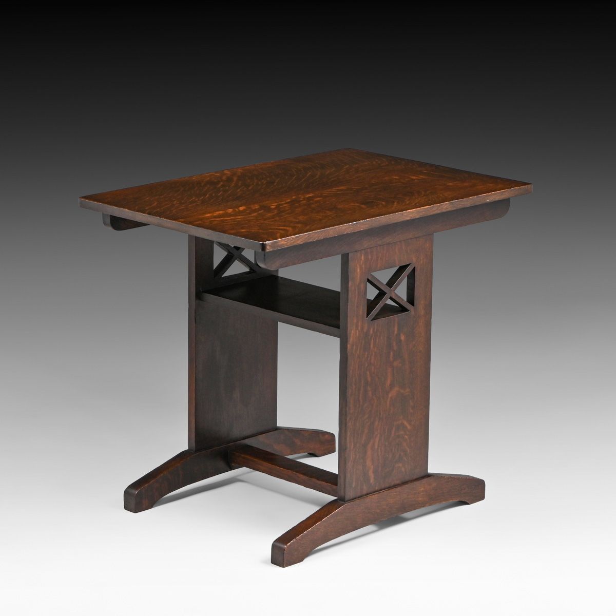 Michigan Chair Co Prairie School Table c1910