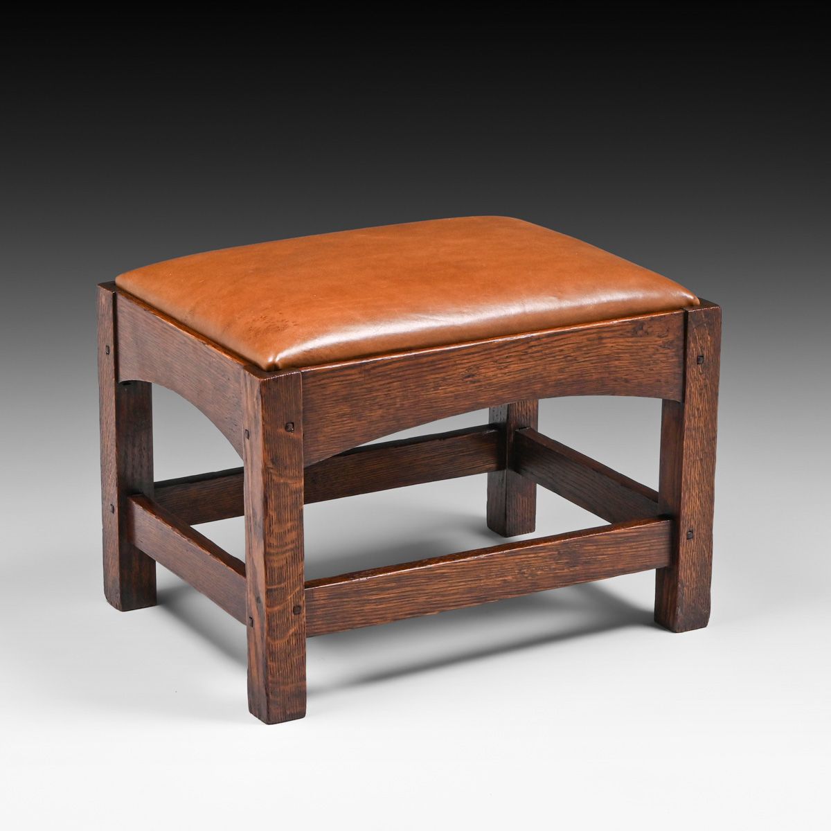 Limbert Oak Footstool c1910