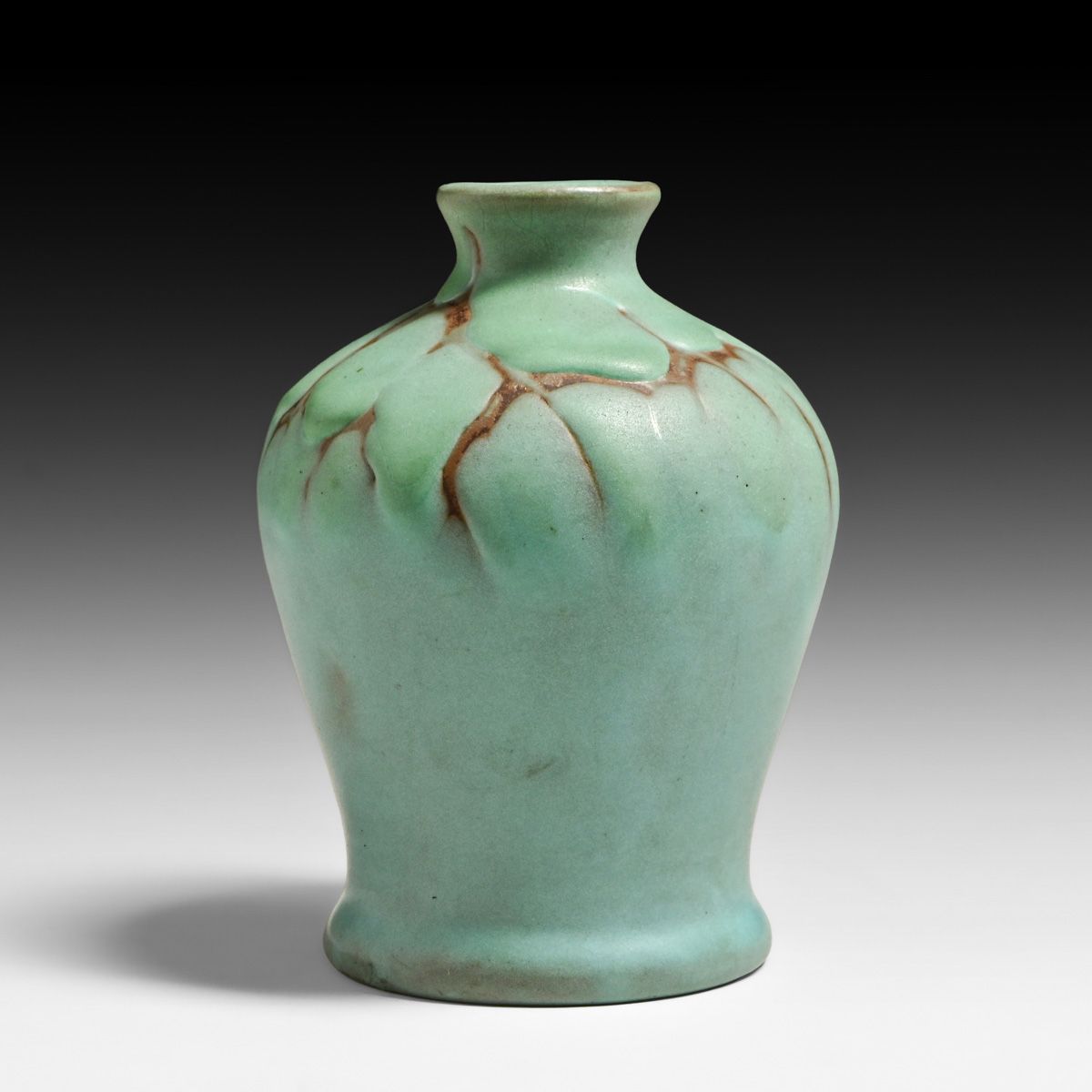 Van Briggle #640 Matte Turquoise Vase 1905