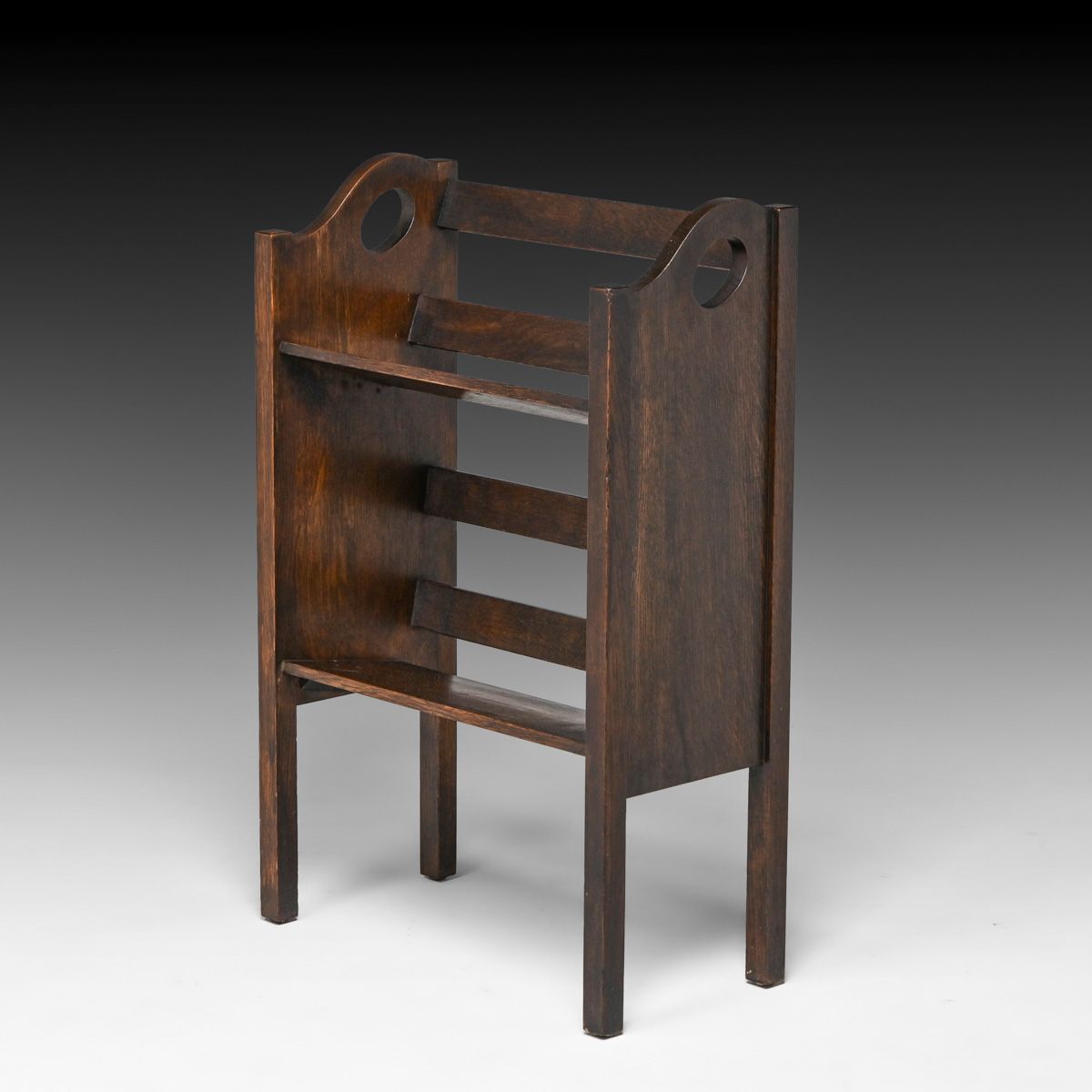 Small Lakeside Crafts Shop Magazine Stand Bookshelf c1910