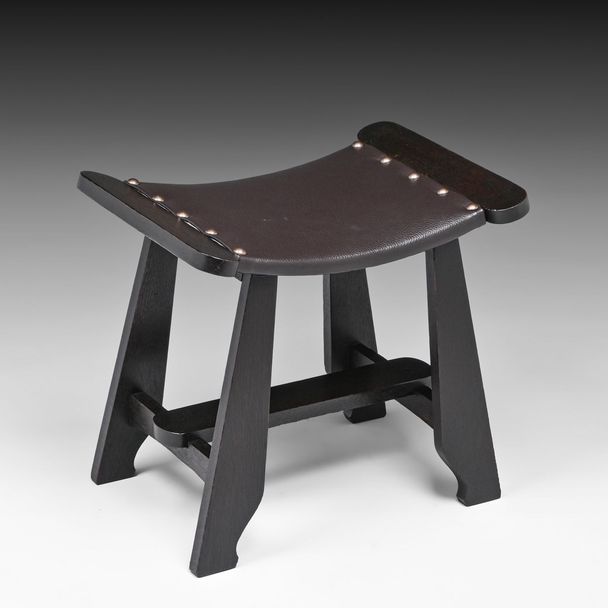 Michigan Chair Oak Oak Stool c1910