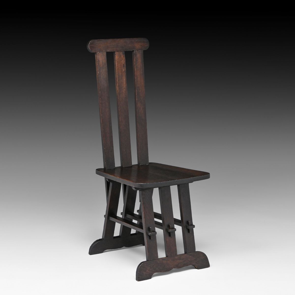 Barber Brothers Oak Hall Chair c1902