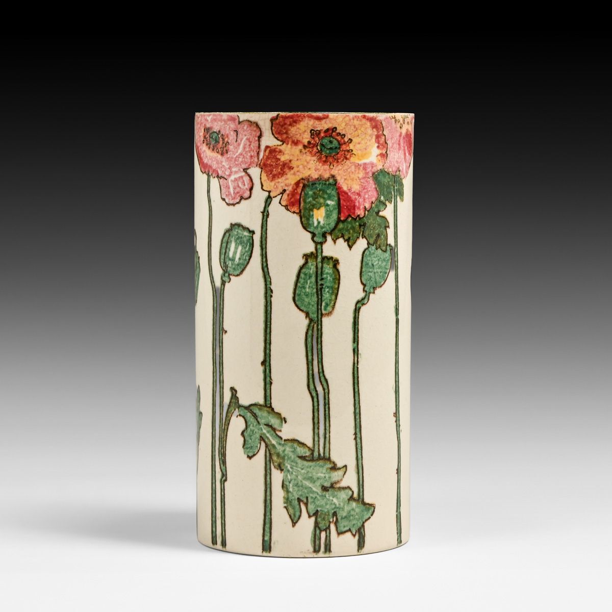 Royal Doulton Art Nouveau Poppy Vase c1910