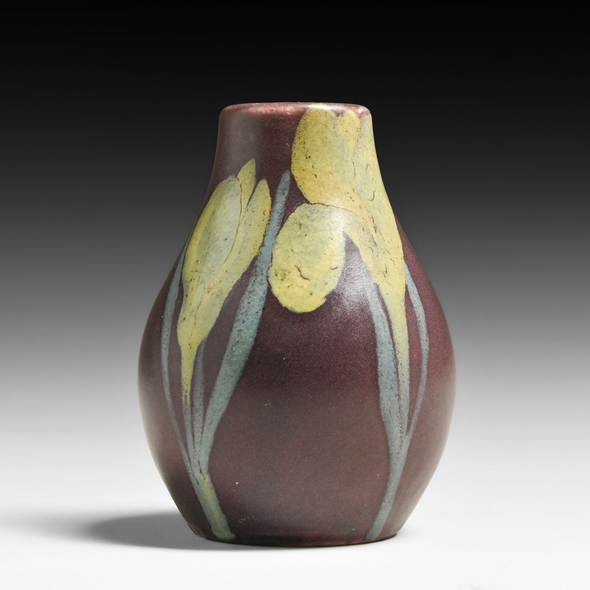 Rookwood Pottery Sallie Toohey Painted Mat Iris/Crocus Vase 1901
