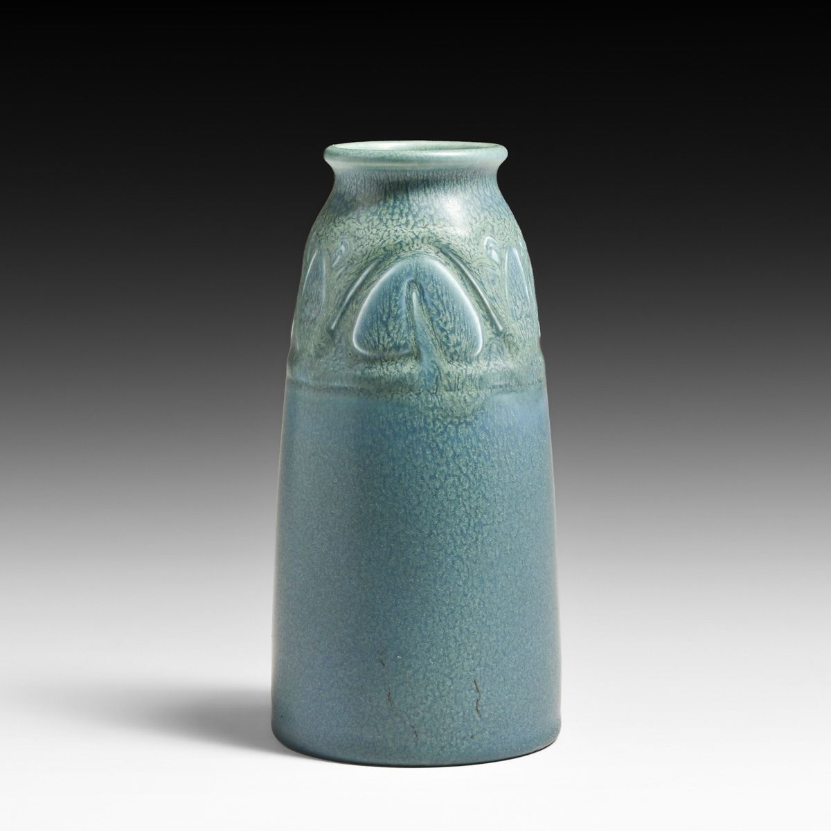Rookwood Pottery #2113 Matte Blue Vase 1919