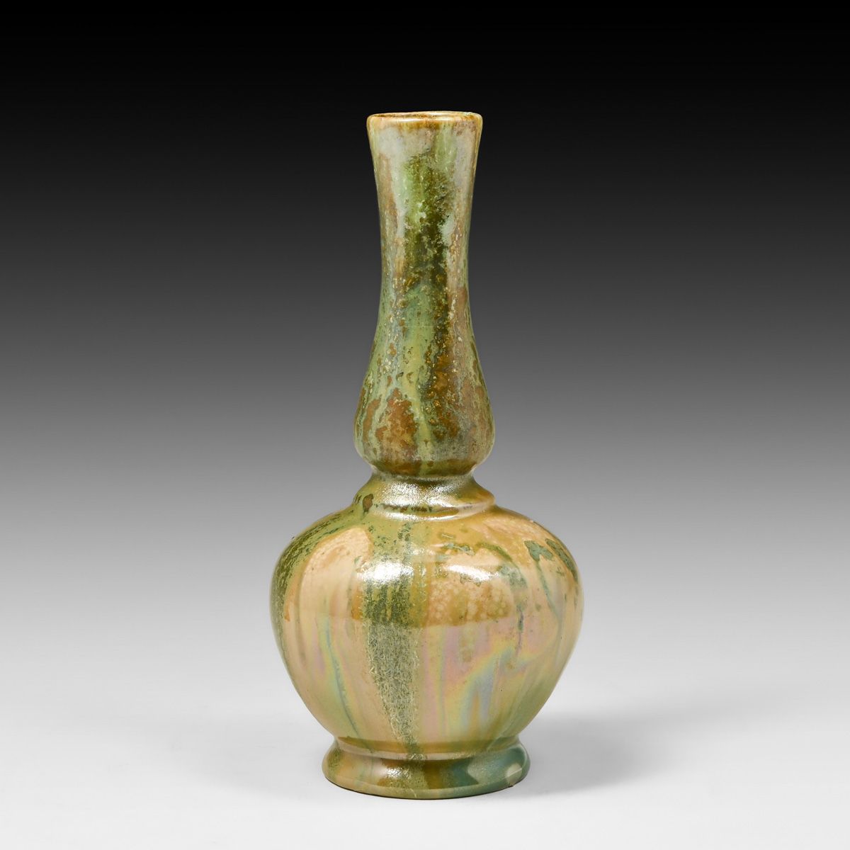 Pierrefonds - French Crystalline Flambe Vase c1910
