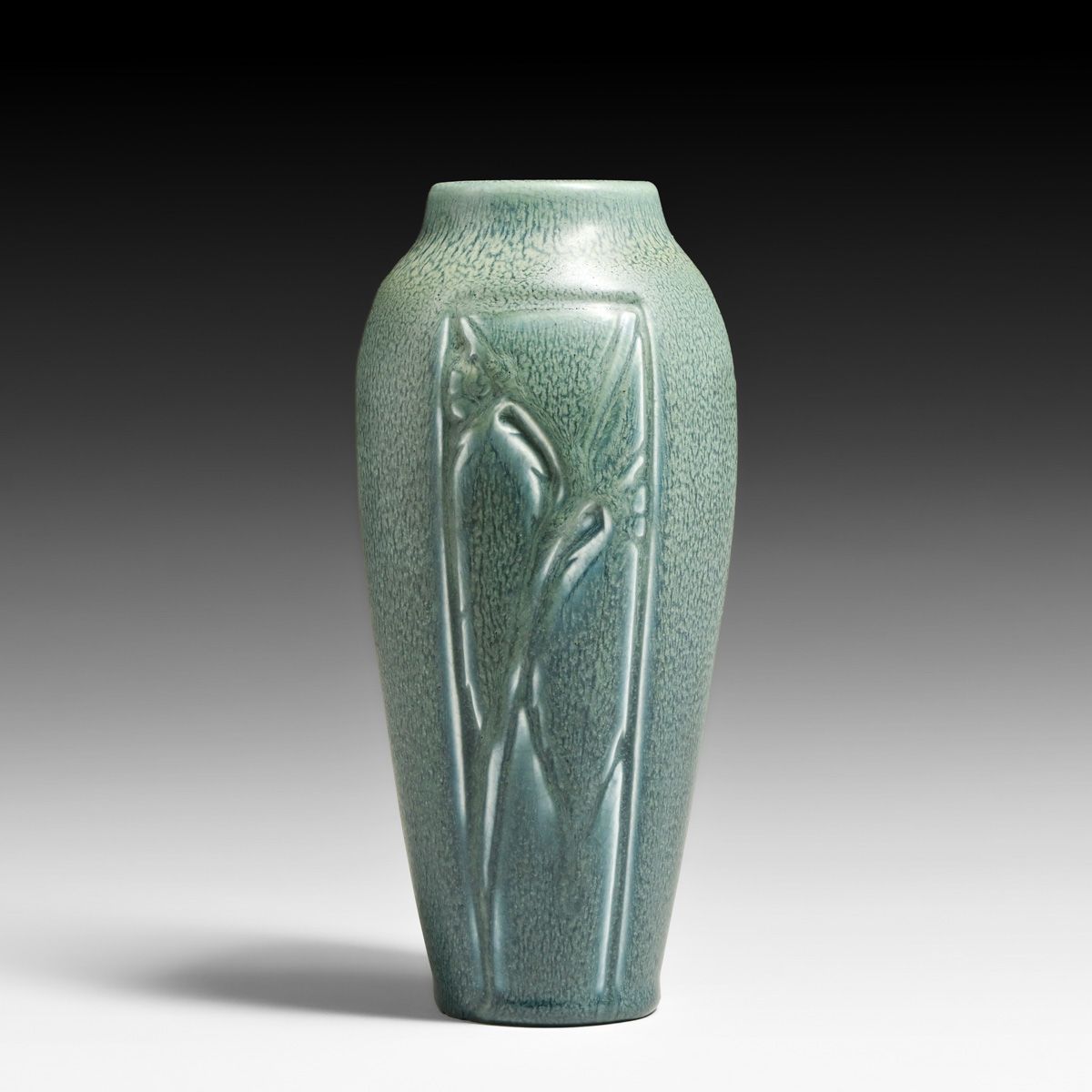 Rookwood Pottery #2114 Matte Blue Vase 1917