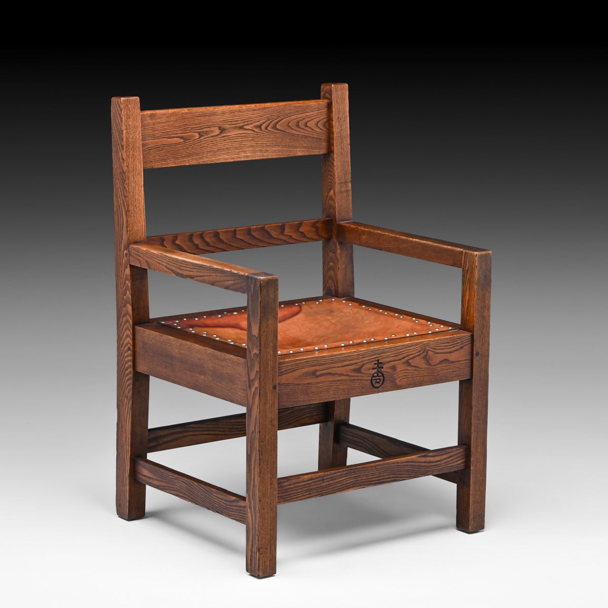 Roycroft Chestnut Armchair c1905