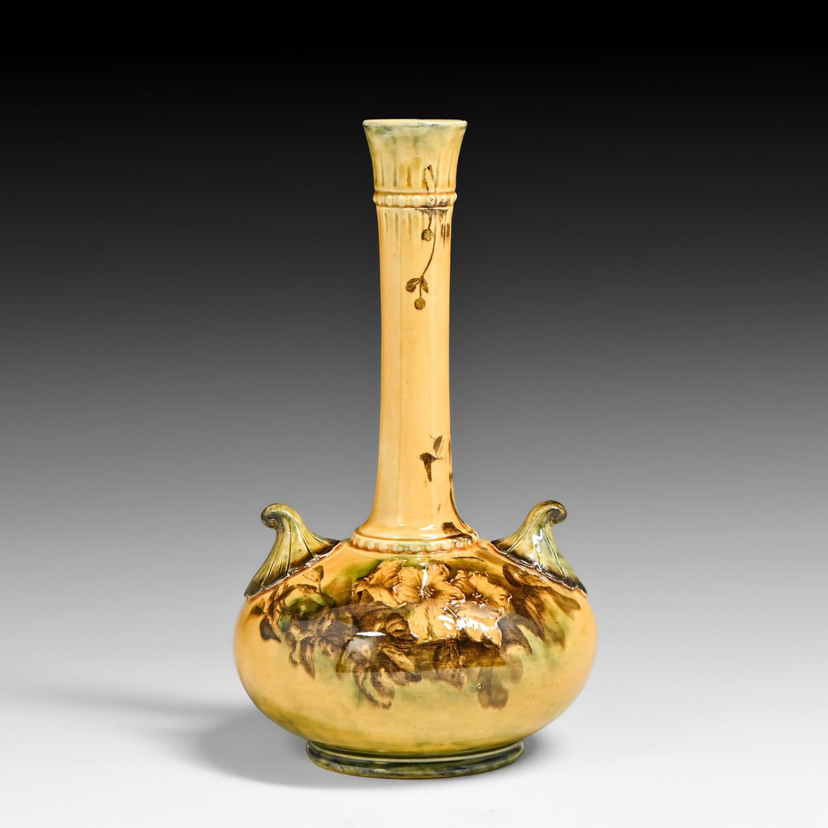 George Jones & Sons “Melrose Ware” Solifleur Vase c1890-1905