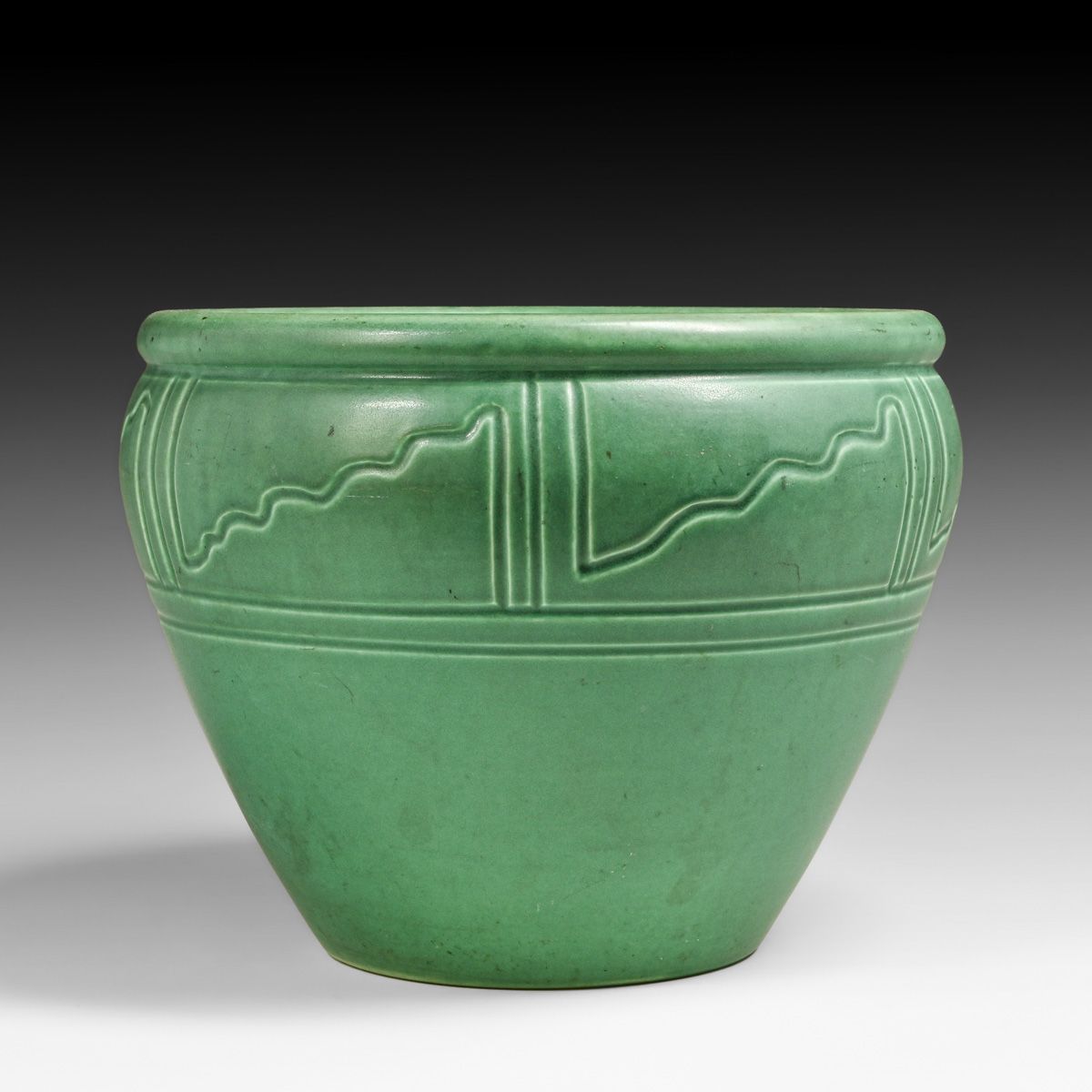 Rookwood Pottery #47 Matte Green Jardiniere 1901